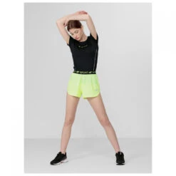 4F - Women's Functional Shorts With Back Pocket - Short De Running -Vestes Boutique 4f womens functional shorts with back pocket short de running detail 5