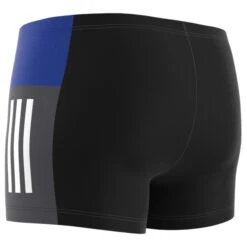 Adidas - Block 3 Stripes Boxer - Short De Bain -Vestes Boutique adidas block 3 stripes boxer short de bain detail 4