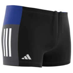 Adidas - Block 3 Stripes Boxer - Short De Bain -Vestes Boutique adidas block 3 stripes boxer short de bain detail 5