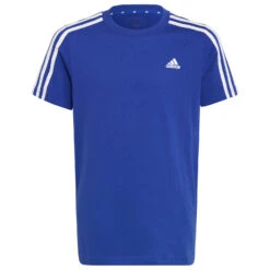 Adidas - Kid's 3-Stripes Tee - T-shirt -Vestes Boutique adidas kids 3 stripes tee t shirt 1