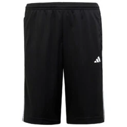 Adidas - Kid's Training Essentials 3-Stripes Shorts - Short -Vestes Boutique adidas kids training essentials 3 stripes shorts short 1