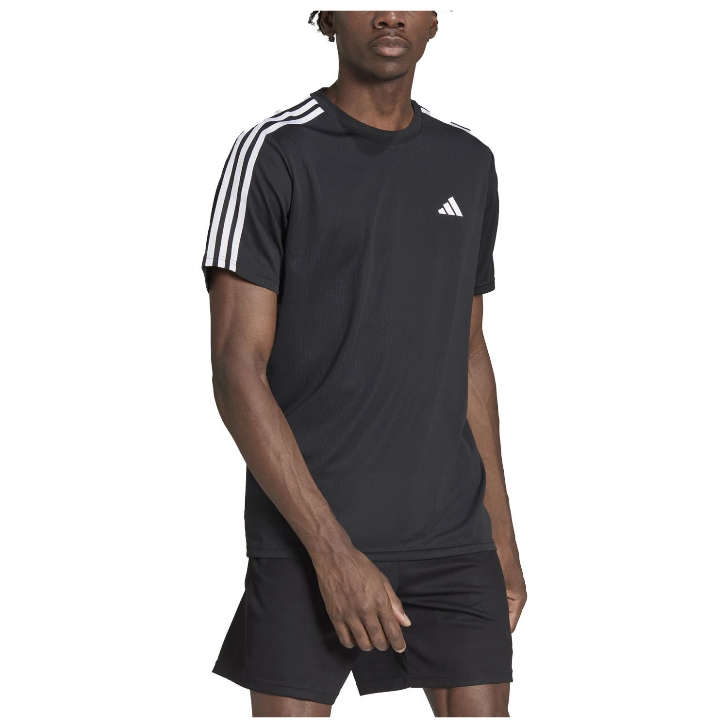 Adidas - Traing Essentials Base 3-Stripes Tee - T-shirt Technique 4 Adidas - Traing Essentials Base 3-Stripes Tee - T-shirt Technique – Image 2