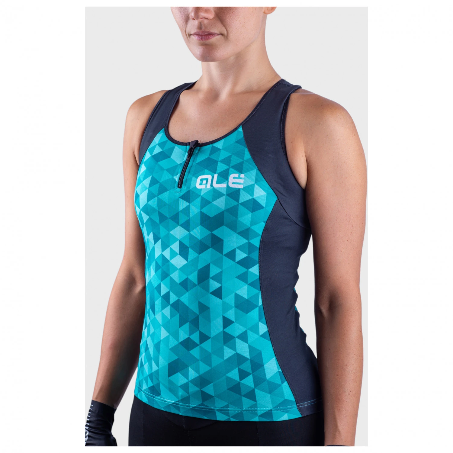 ALE Alé - Women's Triangles Top - Débardeur De Cyclisme 5 ALE Alé - Women's Triangles Top - Débardeur De Cyclisme – Image 3
