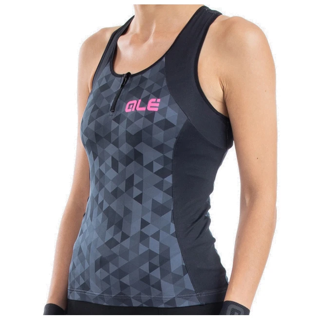 ALE Alé - Women's Triangles Top - Débardeur De Cyclisme 3 ALE Alé - Women's Triangles Top - Débardeur De Cyclisme
