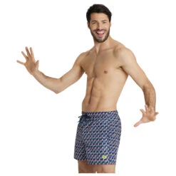 Arena - Beach Short Allover - Short De Bain -Vestes Boutique arena beach short allover short de bain detail 3