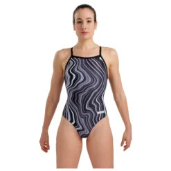 Arena - Women's Lightdrop Back Marbled - Maillot De Bain 11 Arena - Women's Lightdrop Back Marbled - Maillot De Bain -Vestes Boutique arena womens lightdrop back marbled maillot de bain detail 4