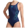 Arena - Women's V Back Graphic Maxlife Eco - Maillot De Bain -Vestes Boutique arena womens v back graphic maxlife eco maillot de bain