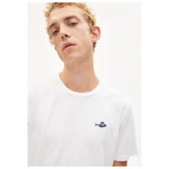 ARMEDANGELS - Jaames Poisson - T-shirt -Vestes Boutique armedangels jaames poisson t shirt detail 4