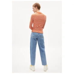 ARMEDANGELS - Women's Alaani Striped - Haut à Manches Longues -Vestes Boutique armedangels womens alaani striped haut a manches longues detail 2