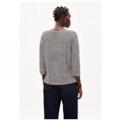 ARMEDANGELS - Women's Sianaa Lovely Stripes - Haut à Manches Longues 9 ARMEDANGELS - Women's Sianaa Lovely Stripes - Haut à Manches Longues -Vestes Boutique armedangels womens sianaa lovely stripes haut a manches longues detail 3