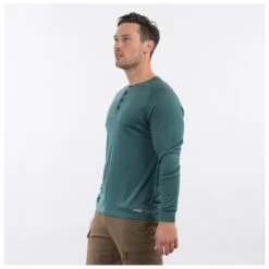 Bergans - Lysebu Wool Henley - Haut à Manches Longues 10 Bergans - Lysebu Wool Henley - Haut à Manches Longues -Vestes Boutique bergans lysebu wool henley haut a manches longues detail 3