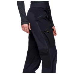 Black Diamond - Women's Dawn Patrol Hybrid Pants - Pantalon Imperméable -Vestes Boutique black diamond womens dawn patrol hybrid pants pantalon impermeable detail 3