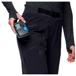 Black Diamond - Women's Dawn Patrol Hybrid Pants - Pantalon Imperméable -Vestes Boutique black diamond womens dawn patrol hybrid pants pantalon impermeable detail 5