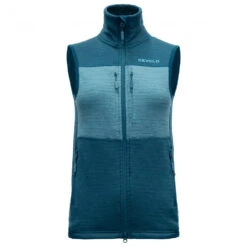 Devold - Women's Egga Grid Merino Vest - Gilet En Laine -Vestes Boutique devold womens egga grid merino vest gilet en laine 2