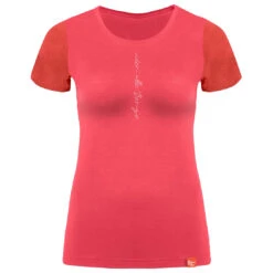 Ein Schöner Fleck Erde - Women's Über Alle Berge - T-shirt En Laine Mérinos -Vestes Boutique ein schoener fleck erde womens ueber alle berge t shirt en laine merinos 1