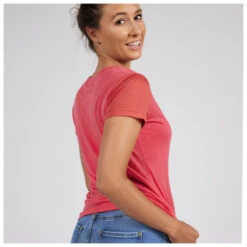 Ein Schöner Fleck Erde - Women's Über Alle Berge - T-shirt En Laine Mérinos -Vestes Boutique ein schoener fleck erde womens ueber alle berge t shirt en laine merinos detail 4