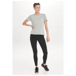 ENDURANCE - Women's Maje Melange S/S Tee - T-shirt Technique -Vestes Boutique endurance womens maje melange s s tee t shirt technique detail 6