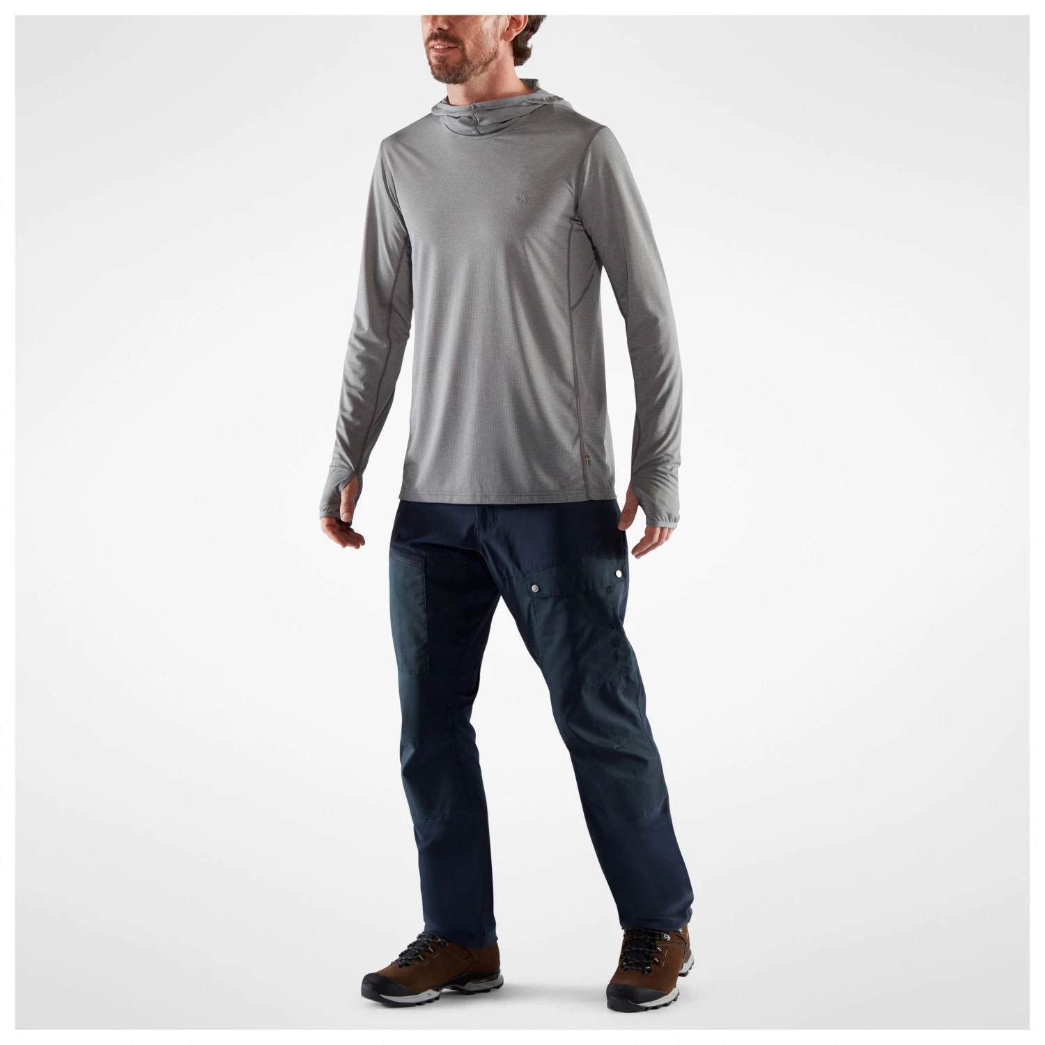 FJÄLLRÄVEN Fjällräven - Abisko Sun-Hoodie - T-shirt Technique 5 FJÄLLRÄVEN Fjällräven - Abisko Sun-Hoodie - T-shirt Technique – Image 3