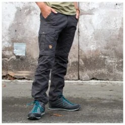 FJÄLLRÄVEN Fjällräven - Karl Pro Zip-Off Trousers - Pantalon De Trekking -Vestes Boutique fjaellraeven karl pro zip off trousers pantalon de trekking detail 3