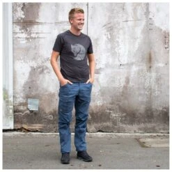 FJÄLLRÄVEN Fjällräven - Nils Trousers - Jean -Vestes Boutique fjaellraeven nils trousers jean detail 3