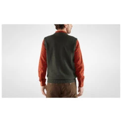 FJÄLLRÄVEN Fjällräven - Övik Wool Vest - Gilet En Laine -Vestes Boutique fjaellraeven oevik wool vest gilet en laine detail 4