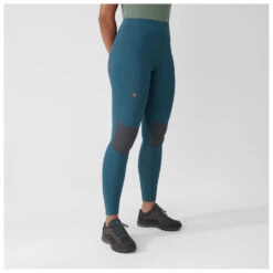 FJÄLLRÄVEN Fjällräven - Women's Abisko Trekking Tights Pro - Legging -Vestes Boutique fjaellraeven womens abisko trekking tights pro legging detail 5