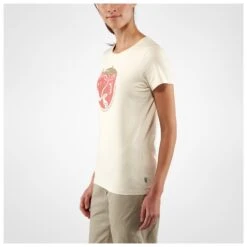 FJÄLLRÄVEN Fjällräven - Women's Arctic Fox Print - T-shirt -Vestes Boutique fjaellraeven womens arctic fox print t shirt detail 4