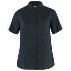 FJÄLLRÄVEN Fjällräven - Women's Övik Travel Shirt S/S - Chemisier -Vestes Boutique fjaellraeven womens oevik travel shirt s s chemisier 1