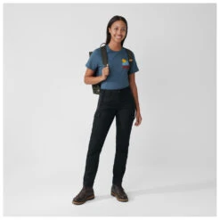 FJÄLLRÄVEN Fjällräven - Women's Stina Trousers - Pantalon De Trekking -Vestes Boutique fjaellraeven womens stina trousers pantalon de trekking detail 2