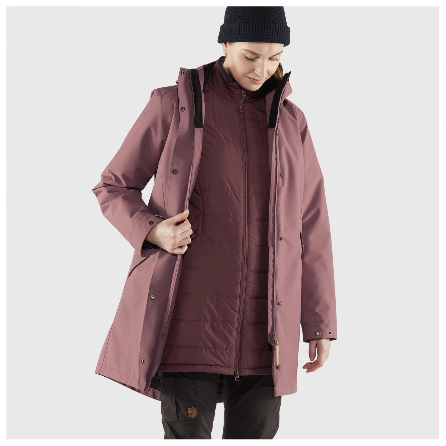 FJÄLLRÄVEN Fjällräven - Women's Visby 3 In 1 Jacket - Parka 7 FJÄLLRÄVEN Fjällräven - Women's Visby 3 In 1 Jacket - Parka – Image 5