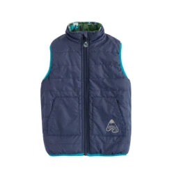 Frugi - Kid's Reversible Toasty Trail Gilet - Gilet Synthétique -Vestes Boutique frugi kids reversible toasty trail gilet gilet synthetique 1