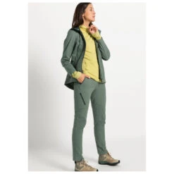 Hessnatur - Women's Organic Cotton Softshell Pants Slim Fit - Pantalon De Trekking -Vestes Boutique hessnatur womens organic cotton softshell pants slim fit pantalon de trekking detail 3