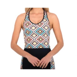 Hurley - Women's Mosaic Geo Tankini - Haut De Maillot -Vestes Boutique hurley womens mosaic geo tankini haut de maillot 1