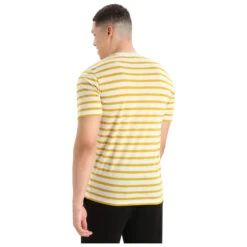 Icebreaker - Drayden S/S Tee Stripe - T-shirt En Laine Mérinos -Vestes Boutique icebreaker drayden s s tee stripe t shirt en laine merinos detail 3
