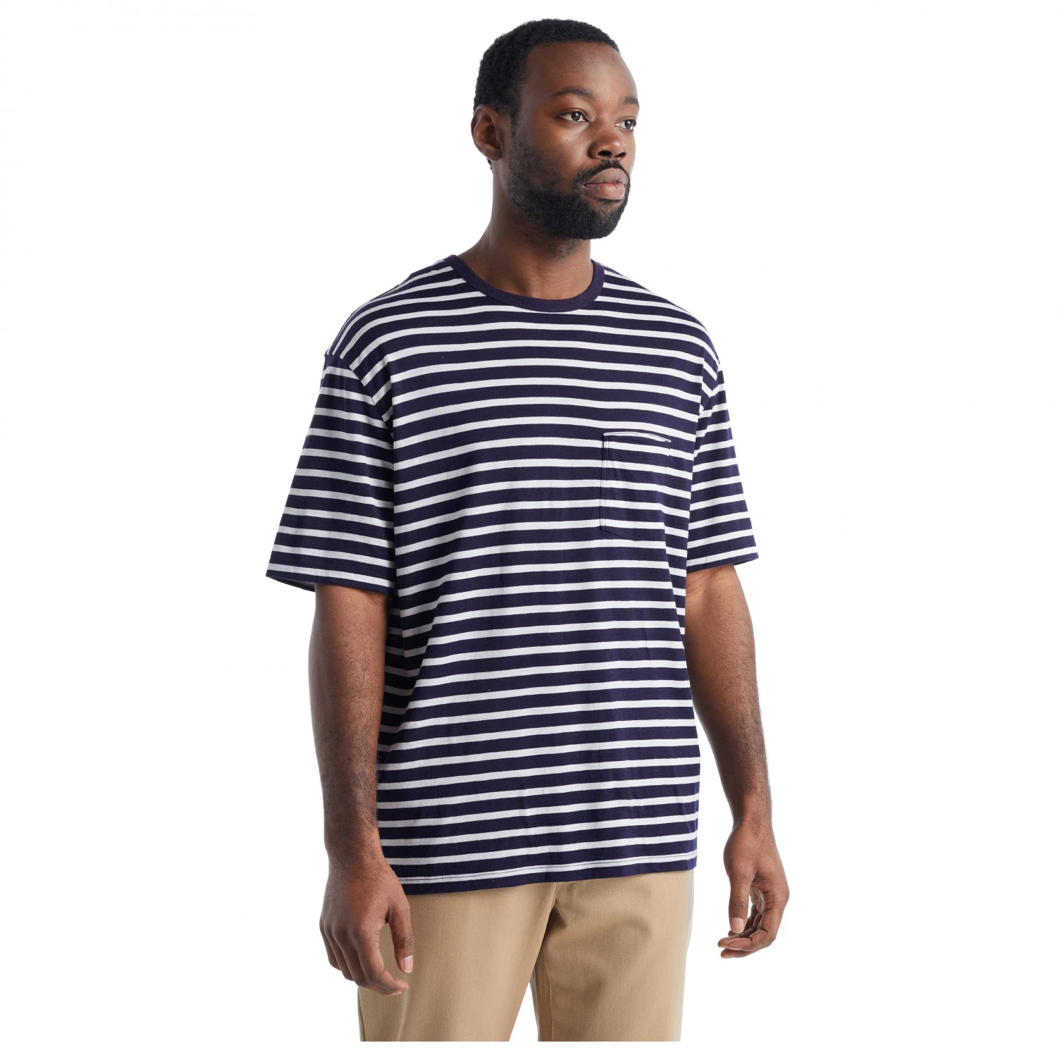 Icebreaker - Granary S/S Pocket Tee Stripe - T-shirt En Laine Mérinos 5 Icebreaker - Granary S/S Pocket Tee Stripe - T-shirt En Laine Mérinos – Image 3