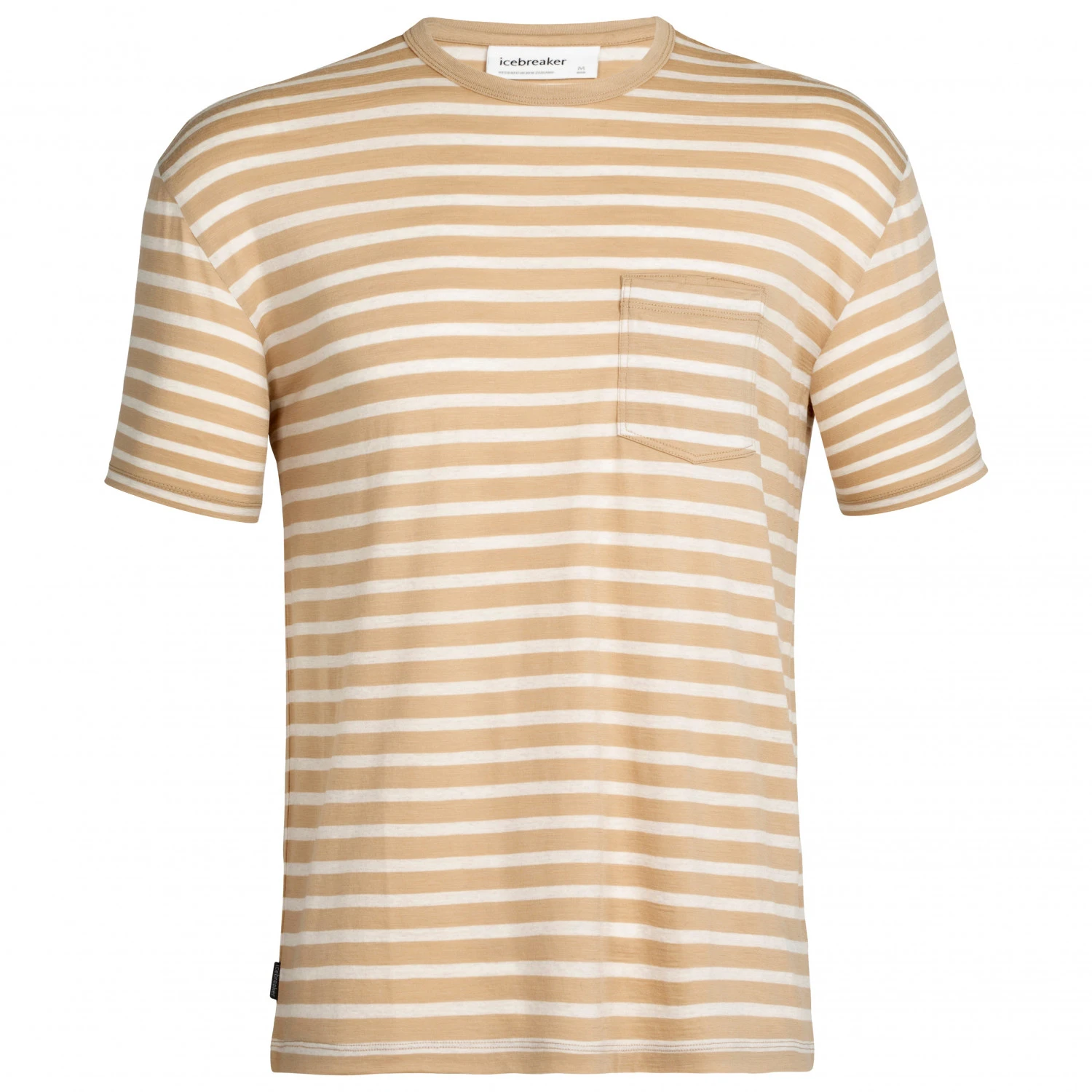 Icebreaker - Granary S/S Pocket Tee Stripe - T-shirt En Laine Mérinos 3 Icebreaker - Granary S/S Pocket Tee Stripe - T-shirt En Laine Mérinos