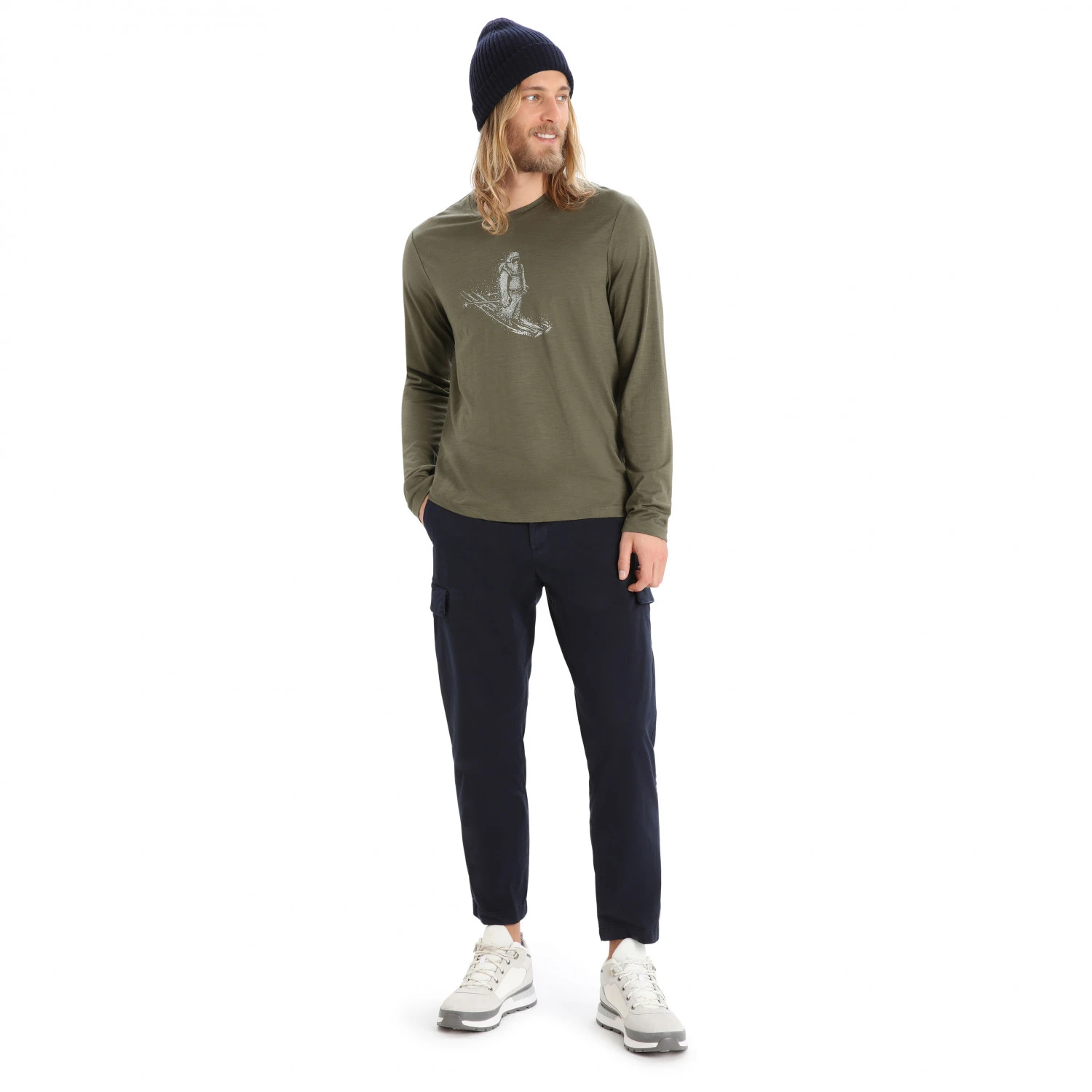 Icebreaker - Tech Lite II L/S Tee Skiing Yeti - T-shirt En Laine Mérinos 8 Icebreaker - Tech Lite II L/S Tee Skiing Yeti - T-shirt En Laine Mérinos – Image 6