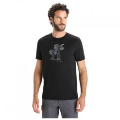 Icebreaker - Tech Lite II S/S Tee Giant Ferns - T-shirt En Laine Mérinos -Vestes Boutique icebreaker tech lite ii s s tee giant ferns t shirt en laine merinos detail 3