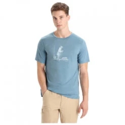 Icebreaker - Tech Lite II S/S Tee Polar Paddle - T-shirt En Laine Mérinos -Vestes Boutique icebreaker tech lite ii s s tee polar paddle t shirt en laine merinos detail 3