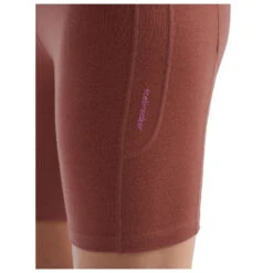 Icebreaker - Women's Fastray High Rise Shorts - Legging -Vestes Boutique icebreaker womens fastray high rise shorts legging detail 4