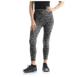 Icebreaker - Women's Fastray High Rise Tights Forest Shadow - Legging -Vestes Boutique icebreaker womens fastray high rise tights forest shadow legging detail 3