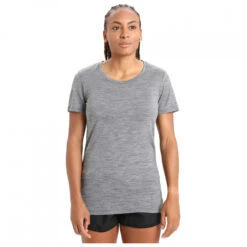 Icebreaker - Women's Merino S/S Low Crewe - T-shirt En Laine Mérinos -Vestes Boutique icebreaker womens merino s s low crewe t shirt en laine merinos 1
