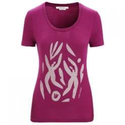 Icebreaker - Women's Tech Lite II S/S Scoop Nature Celebr. - T-shirt En Laine Mérinos