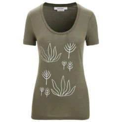 Icebreaker - Women's Tech Lite II S/S Scoop Tee Fresh Growth - T-shirt En Laine Mérinos