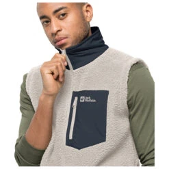 Jack Wolfskin - Kingsway Vest - Polaire Sans Manches -Vestes Boutique jack wolfskin kingsway vest polaire sans manches detail 4