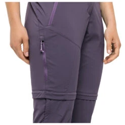 Jack Wolfskin - Women's Glastal Zip Away Pants - Pantalon Convertible -Vestes Boutique jack wolfskin womens glastal zip away pants pantalon convertible detail 4