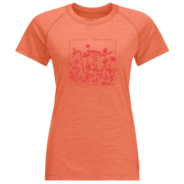Jack Wolfskin - Women's Kammweg Graphic S/S - T-shirt En Laine Mérinos 7 Jack Wolfskin - Women's Kammweg Graphic S/S - T-shirt En Laine Mérinos – Image 5