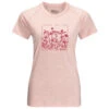 Jack Wolfskin - Women's Kammweg Graphic S/S - T-shirt En Laine Mérinos -Vestes Boutique jack wolfskin womens kammweg graphic s s t shirt en laine merinos