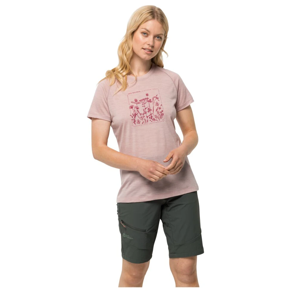Jack Wolfskin - Women's Kammweg Graphic S/S - T-shirt En Laine Mérinos 4 Jack Wolfskin - Women's Kammweg Graphic S/S - T-shirt En Laine Mérinos – Image 2