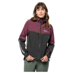 Jack Wolfskin - Women's Morobbia 3L Jacket - Veste De Cyclisme -Vestes Boutique jack wolfskin womens morobbia 3l jacket veste de cyclisme detail 4